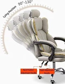 تصویر LIMOS Gaming Chair,Office Chair High Back Ergonomic Racing Office Desk Computer Chairs with Lumbar Support Adjustable Swivel Task Chair for Adults Gamer (Brown) 