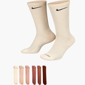 تصویر جوراب تنیس نایک Nike Everyday Plus Cushion Crew Unisex 6-Pack Socks - پک شش تایی 