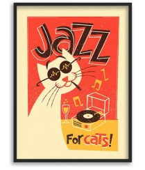 تصویر تابلو JAZZ For Cats 