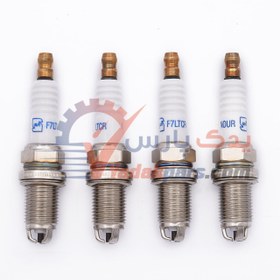 تصویر شمع پایه کوتاه ۳پلاتین برند نور (بسته۴عددی) Spark Plugs NOUR BOSCH F7LTCR IRAN