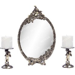 تصویر آینه و شمعدان فرشته کد 801 