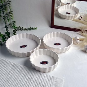 تصویر تارت گرد سه سایز 