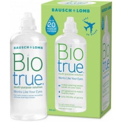 تصویر محلول شستشوی لنز بایوتورو بوش اند لامب 100 میل BioTrue Multi Purpose Solution Bausch and Lomb 100ml