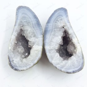 تصویر سنگ ژئود کوارتز توپی دو عددی کد 02 