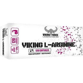 تصویر ال آرژنین ۱۲۰ کپسول وایکینگ Viking L-Arginine 120 capsules