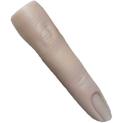 تصویر انگشت سیلیکونی تمرین کاشت ناخن 