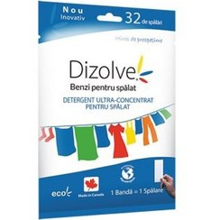 تصویر برگه لباسشویی دیزالو 32 عددی dizolve eco strips