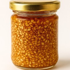 تصویر عسل کنجد ۳۱۰ گرمی طبیعی و مقوی 