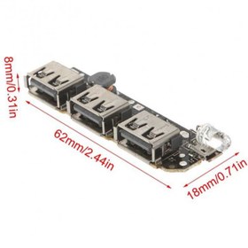 تصویر کیس پاور بانک ۳ خروجی 