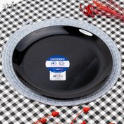 تصویر پلیت سرو تخت 27 سانت مشکی آرکوپال لومینارک (یک عددی) 