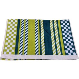 تصویر حوله دستی نیوان طرح شطرنجی سایز 78*42 سانتی متر 