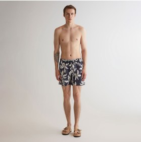 تصویر شورت شنا فاق نرمال طرح دار مردانه | گنت Gant 922416001 