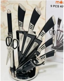 تصویر سرویس کارد و ساطور مونتینی 9تکه Montini 9pcs knife set