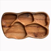 تصویر سینی اردو خوری مدل چنارین کد 1 