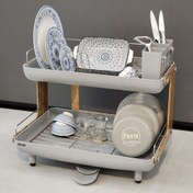 تصویر جاظرفی دو طبقه اکونومی مدل شقایق برند اطلس 