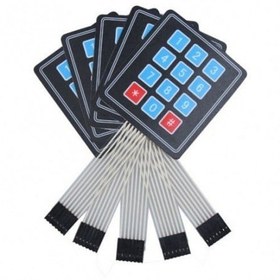 تصویر کیپد فلت ۳*۴ ماتریسی 