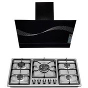 تصویر ست هود و اجاق گاز صفحه‌ای مدل AZ126 