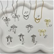 تصویر قلب و پاپیون آبکاری 