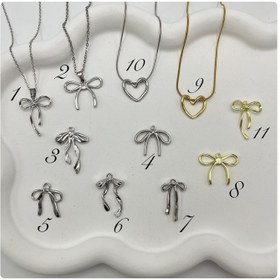 تصویر قلب و پاپیون آبکاری 