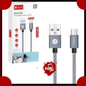 تصویر کابل تبدیل USB به microUSB پرووان مدل PCC195 طول 2 متر 