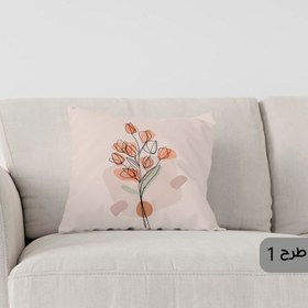 تصویر کوسن کد K264 مینیمال_گلدار