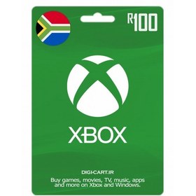 تصویر گیفت کارت ایکس باکس 100 راند آفریقای جنوبی (ZA) 