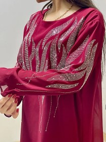 تصویر شومیز سایز بزرگ نگین 