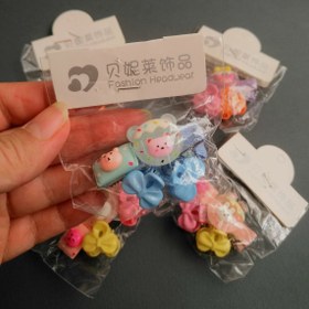 تصویر گل سر - خرگوش صورتی 