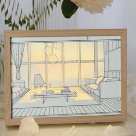 تصویر تابلو نوری مدل جادویی 