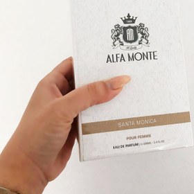 تصویر ادکلن سانتامونیکا آلفا مونته زنانه 100 میل اصل ALFA MONTE EAU DE PERFUME HI QUALITY SANTA MONICA for Woman 100 ml