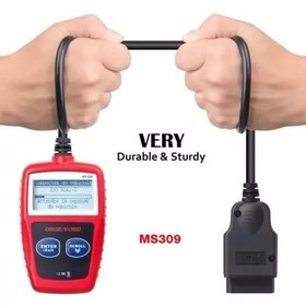 تصویر دستگاه دیاگ عیب یاب حرفه ای خودرو OBD II OBD2 مدل MS309 