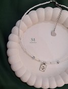 تصویر گردنبند ظریف با آویز آس پاسور کد ۱۲۸ 