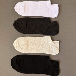 تصویر پک ۴ جفتی جوراب زیر قوزکی کاربردی کد ۴۲۸ 