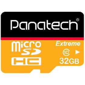 تصویر کارت حافظه‌ microSDHC پاناتک مدل Mi210 کلاس 10 استاندارد UHS-I U1 سرعت 30MBps ظرفیت 32 گیگابایت microSDHC panatech