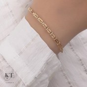 تصویر دستبند طلا تیفانی کیمیا 