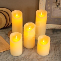 تصویر شمع استوانه ای LED 