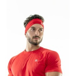تصویر هدبند و تی شرت ست ورزشی در رنگ بندی 