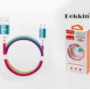 تصویر کابل فست شارژ رنگین - اندروید - DEKKIN DK-A64 DEKKIN DK-A64