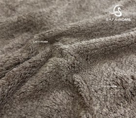 تصویر حوله نانو طرح شنل دکمه ای 