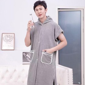 تصویر حوله شنلی حمام سایز ۱۲۰ 