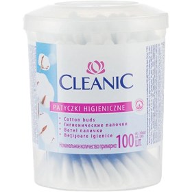 تصویر گوش پاک کن کلینیک کیندی مدل Cleanic kindii Cotton Buds Round 100 Pieces Cleanic kindii Cotton Buds Round 100 Pieces