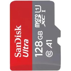 تصویر کارت حافظه MicroSDHC سن دیسک ۱۲۸ گیگابایت مدل Ultra A1 UHS-I 