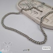 تصویر زنجیر استیل ساچمه ای سفید 6 میل 