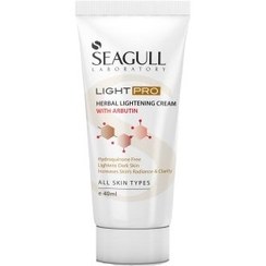 تصویر کرم روشن کننده گیاهی حاوی آربوتین سی گل ۴۰ میلی‌لیتر Seagull light pro cream 40 ml