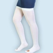 تصویر جوراب ضد آمبولی بلند طب و صنعت مدل 75100 - بالای ران 