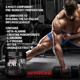 تصویر پمپ بلک ولف ۳۰۰ گرم 30سرو اکتیولب ACTIVLAB Black Wolf 300 g