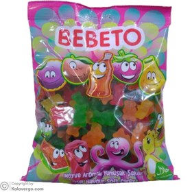 تصویر پاستیل ببتو Bebeto طرح خرس وزن 1000 گرم 