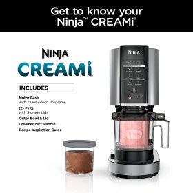 تصویر بستنی ساز نینجا Ninja CREAMi Ice Cream Maker مدل NC301 