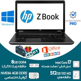 خرید و قیمت لپ تاپ دو گرافیکه Core i7 نسل شش HP ZBook رم 8 هارد SSD 512 |  ترب