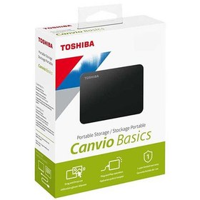 تصویر هارد اکسترنال توشیبا 500 گیگابایت Canvio Basic (ضمانت 12 ماهه + کیف محافظ) 